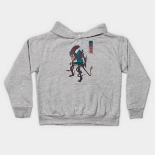 Alien (Japanese monster style) Kids Hoodie